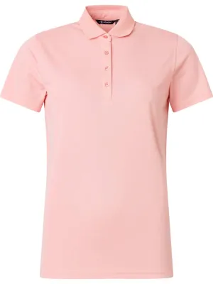 Damen Cray Kurzarm Polo in Flamingo