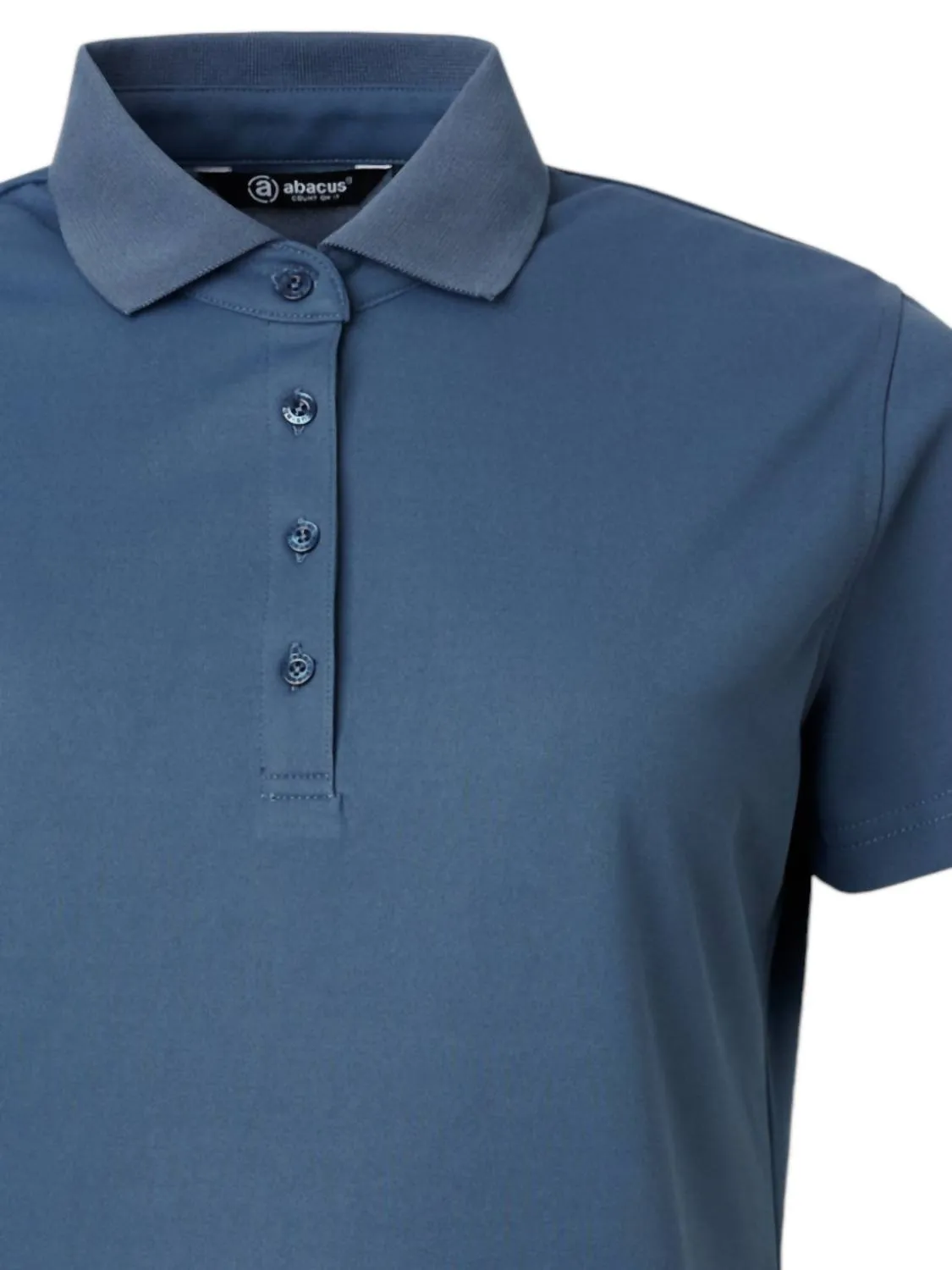 Damen Cray Kurzarm Polo in Stahlblau