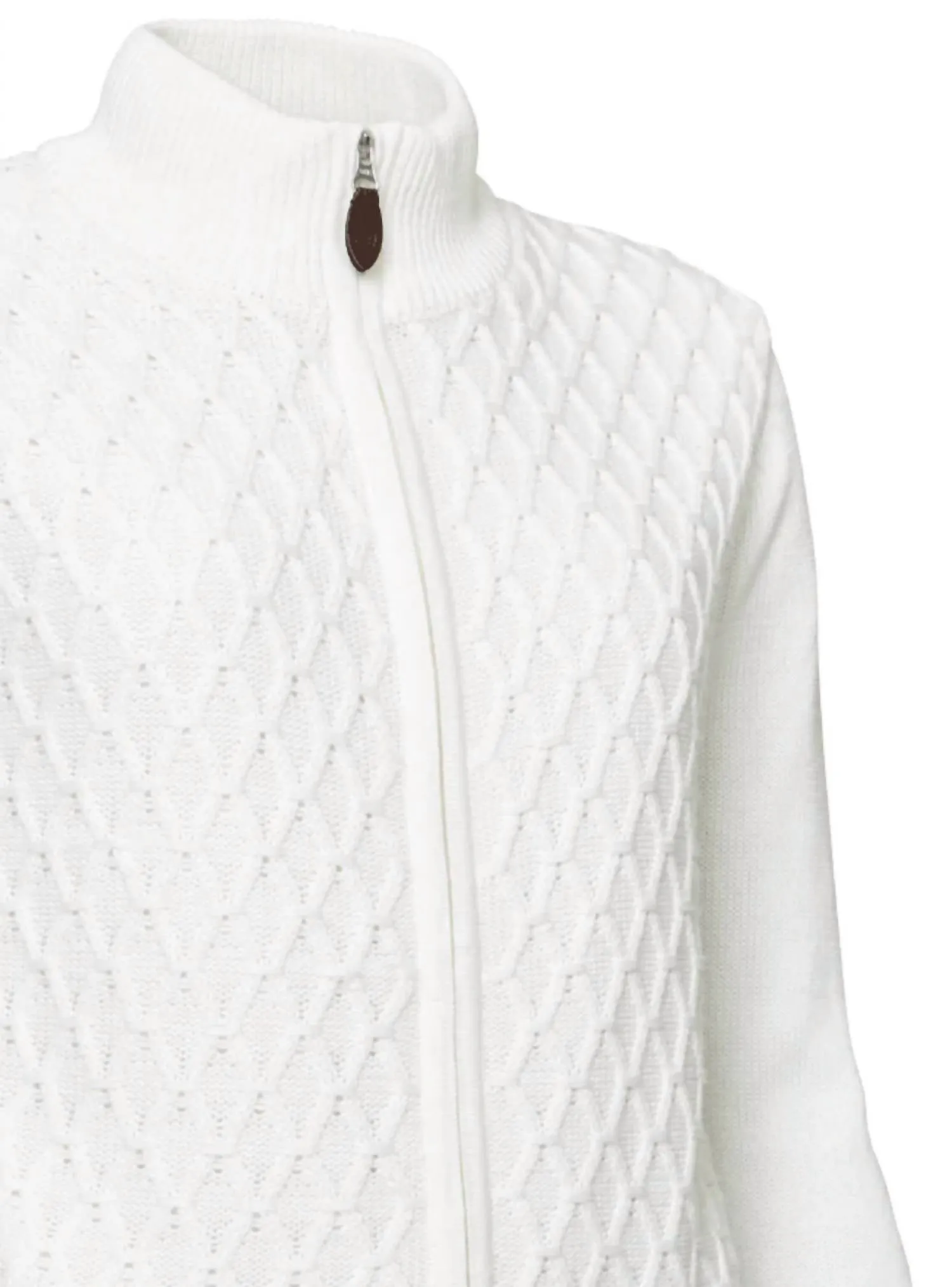 Damen Strickcardigan Avondale in Vanille
