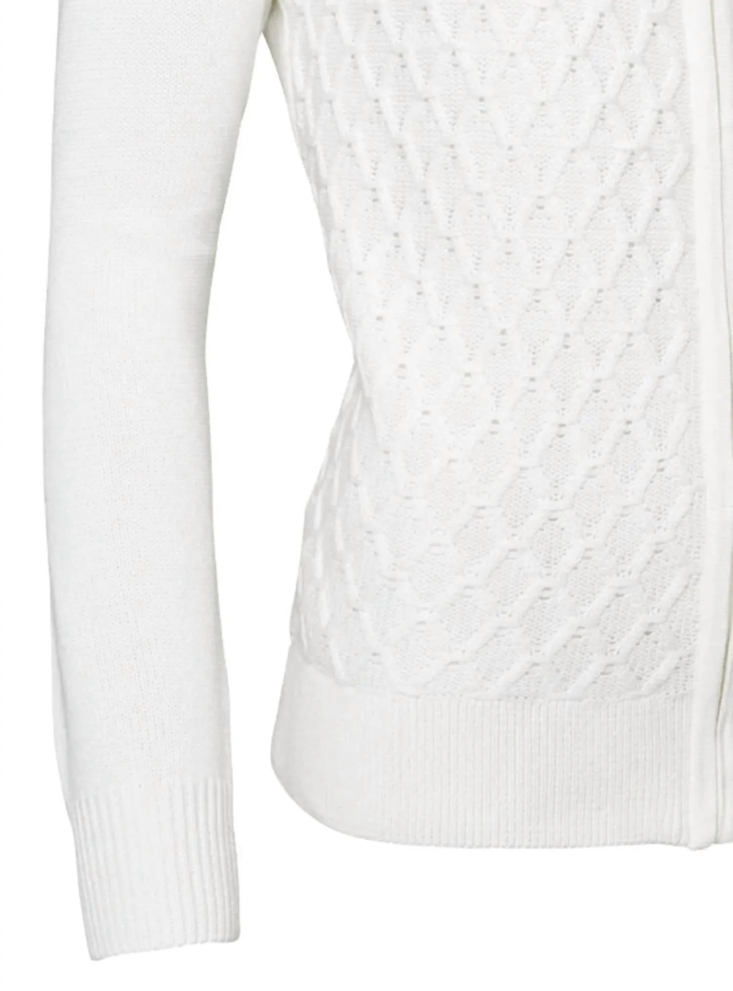 Damen Strickcardigan Avondale in Vanille