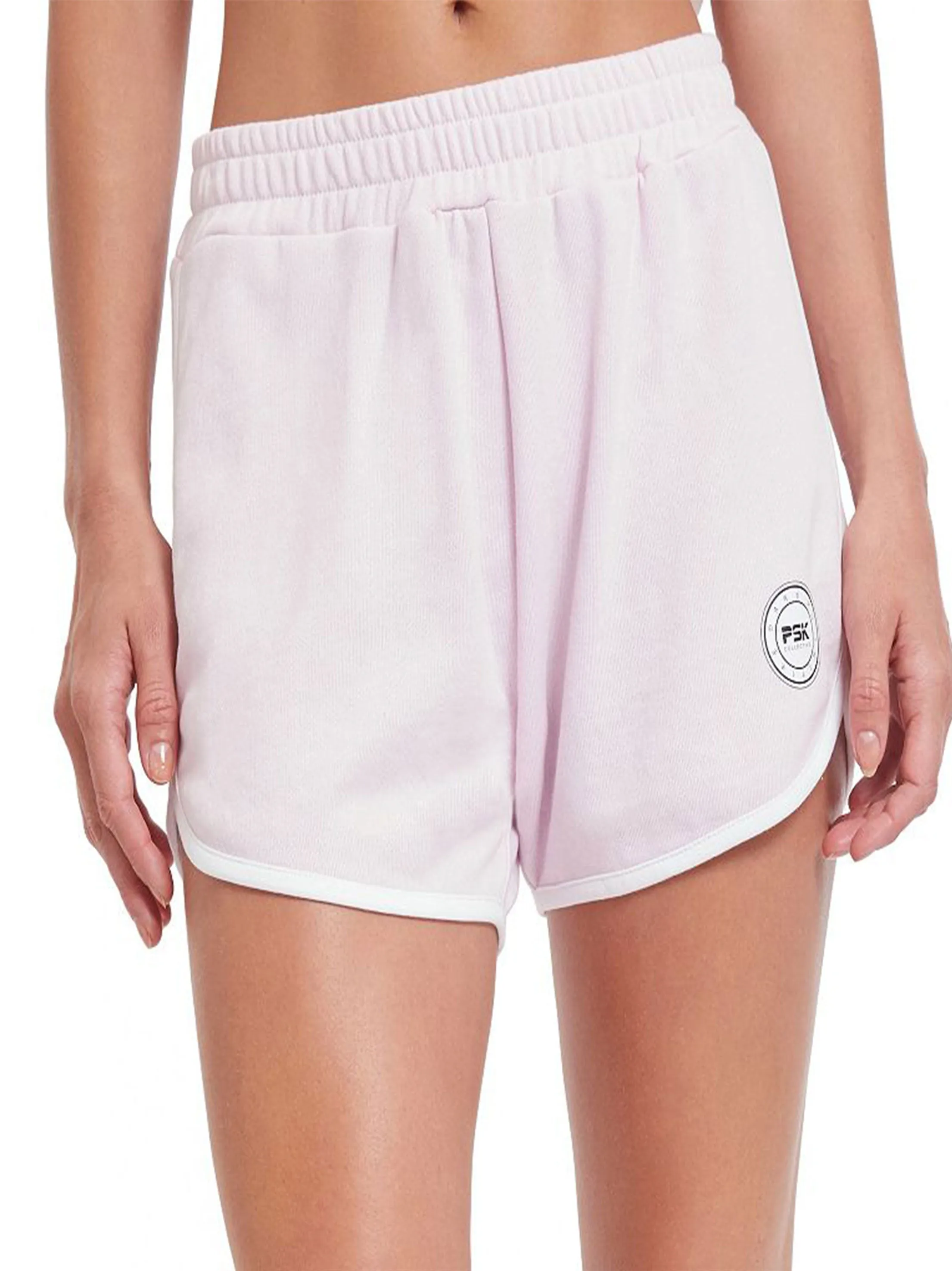 Damen Sportshorts mit Logo-Aufdruck, Rosa