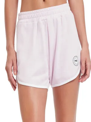 Damen Sportshorts mit Logo-Aufdruck, Rosa