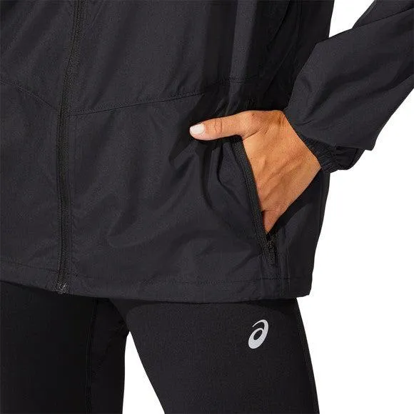 Damencore-Jacke - Schwarz Asics Bekleidung
