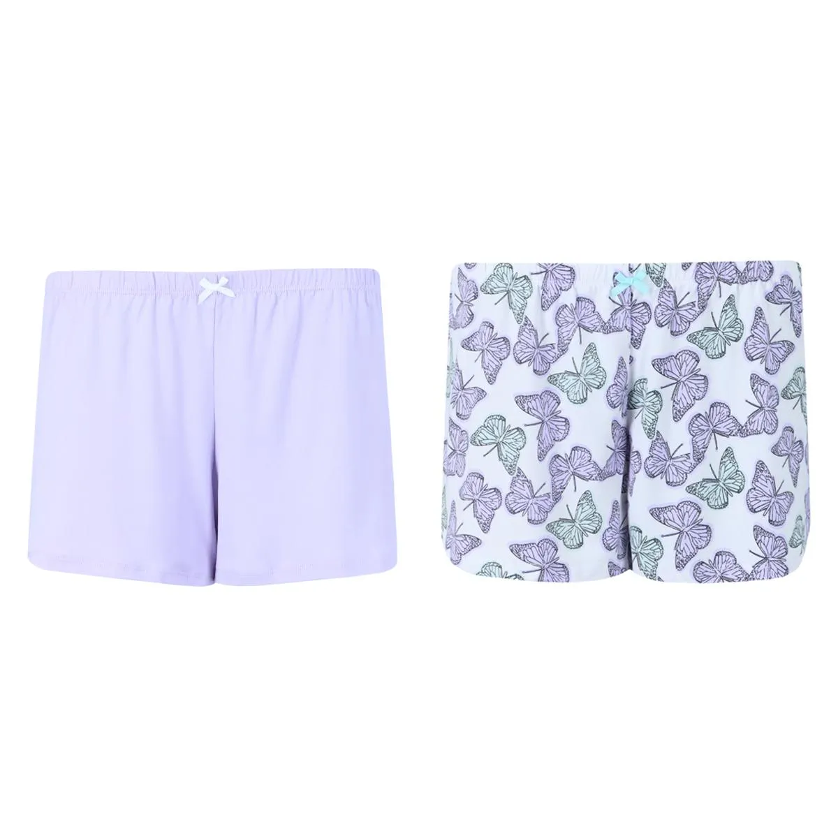 Damen-Doppelpack Spaß-Schlafshorts (2er Pack)