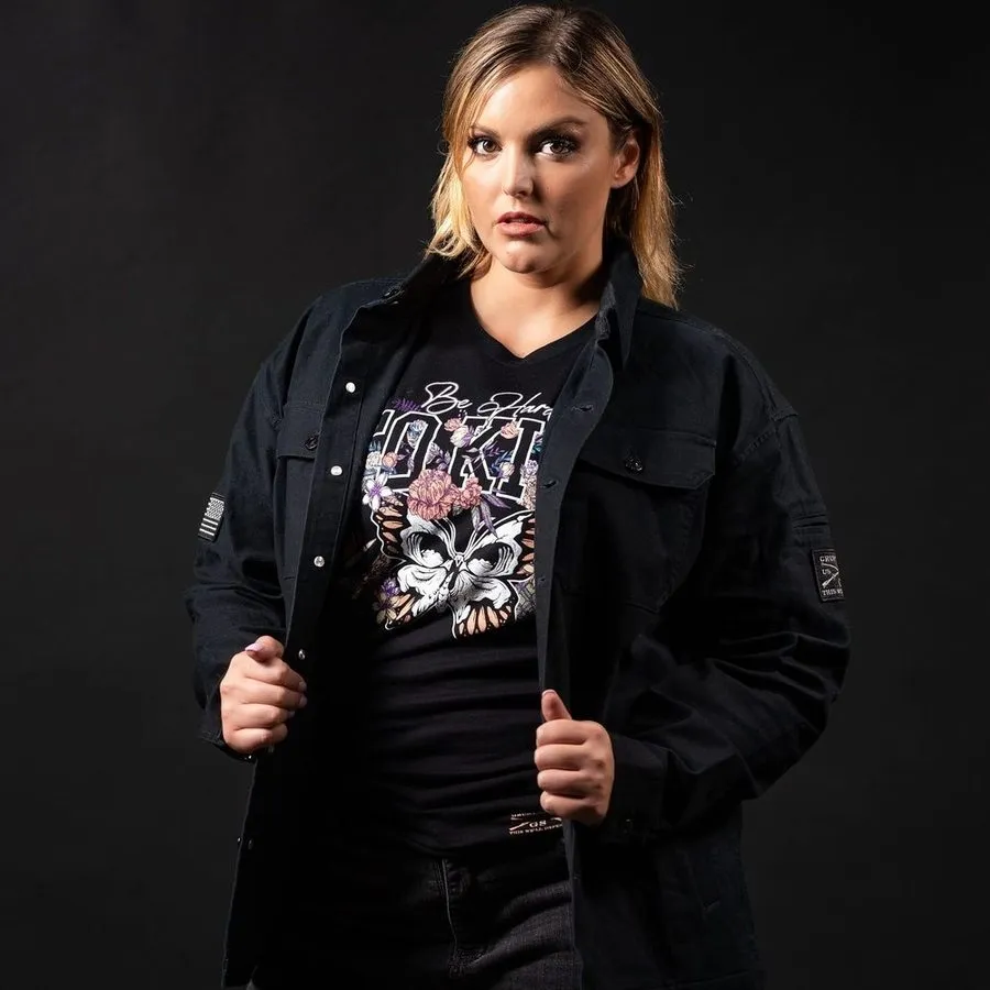 Damen Hard To Kill Boyfriend Fit T-Shirt - Schwarz