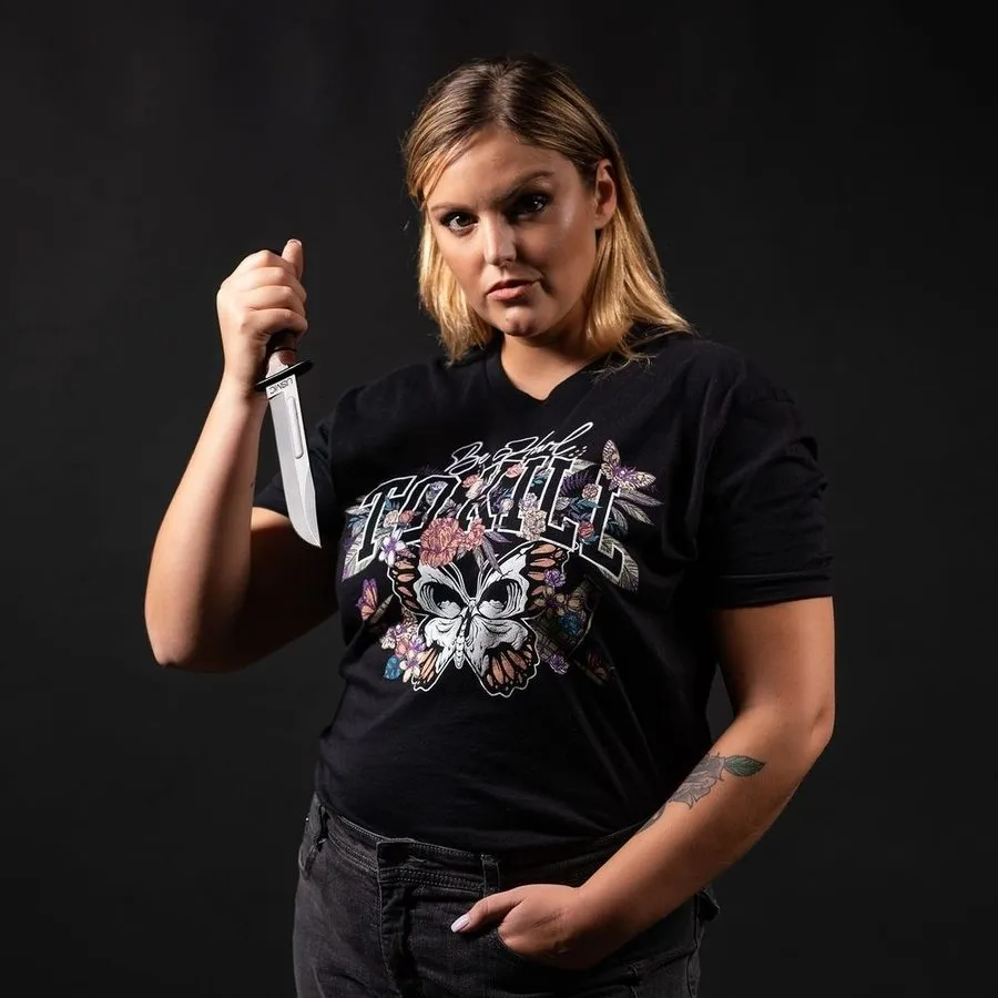 Damen Hard To Kill Boyfriend Fit T-Shirt - Schwarz