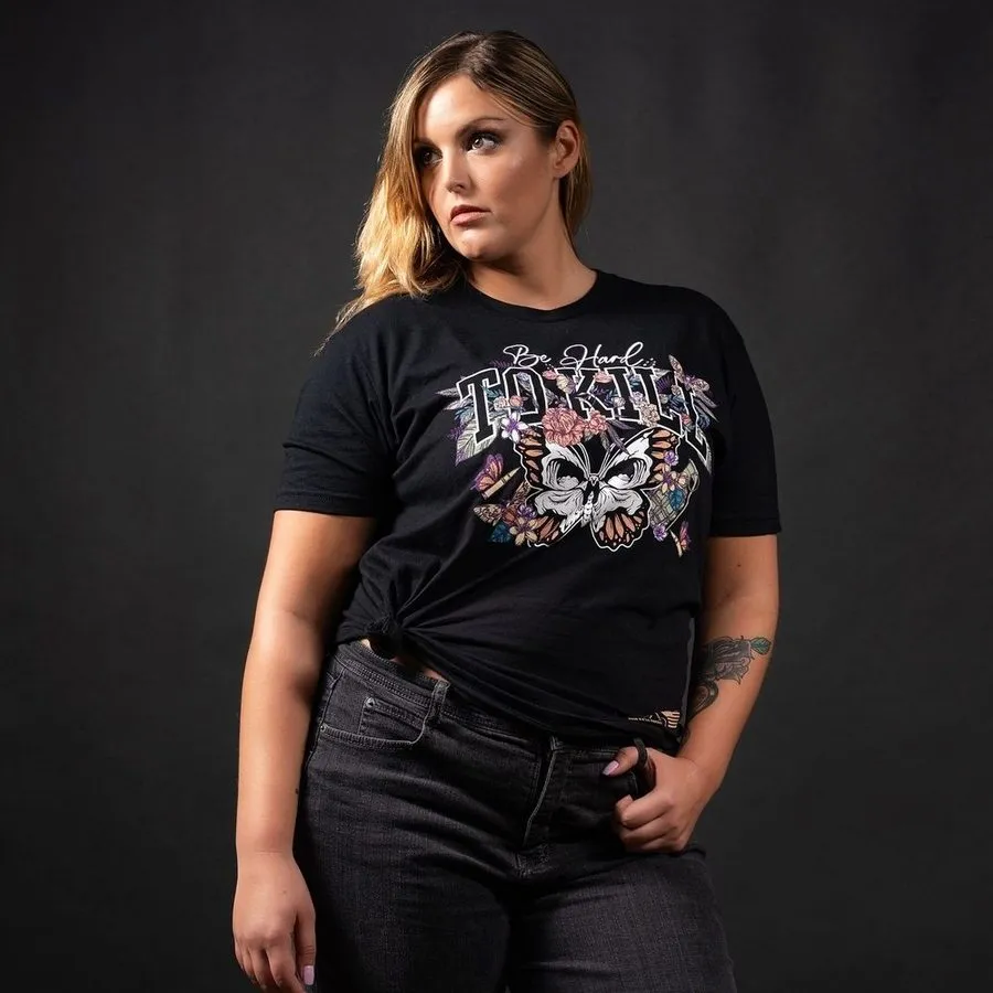 Damen Hard To Kill Boyfriend Fit T-Shirt - Schwarz
