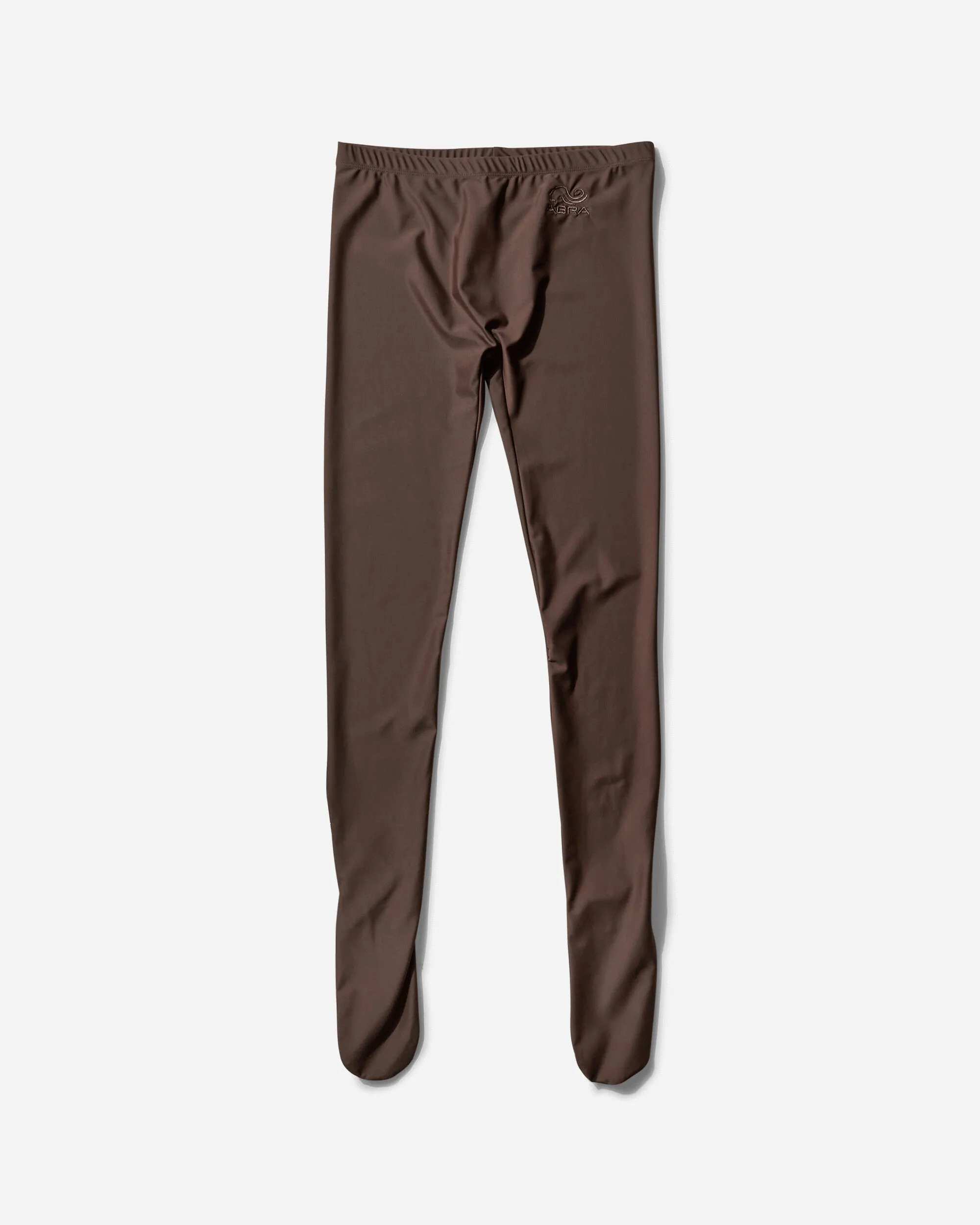 Damen Logo Strumpfhose Braun