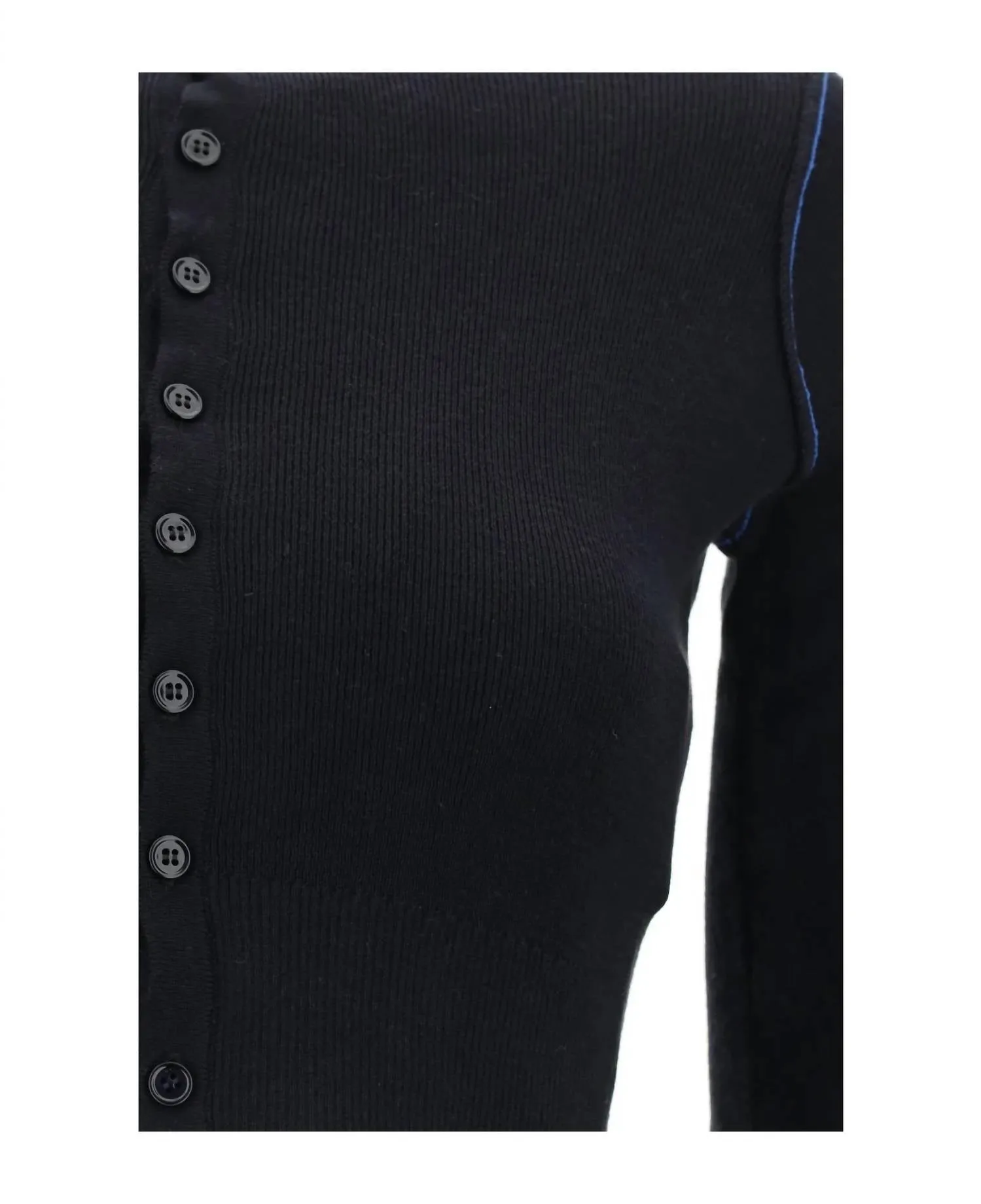 Damen Langarm Cardigan in Schwarz