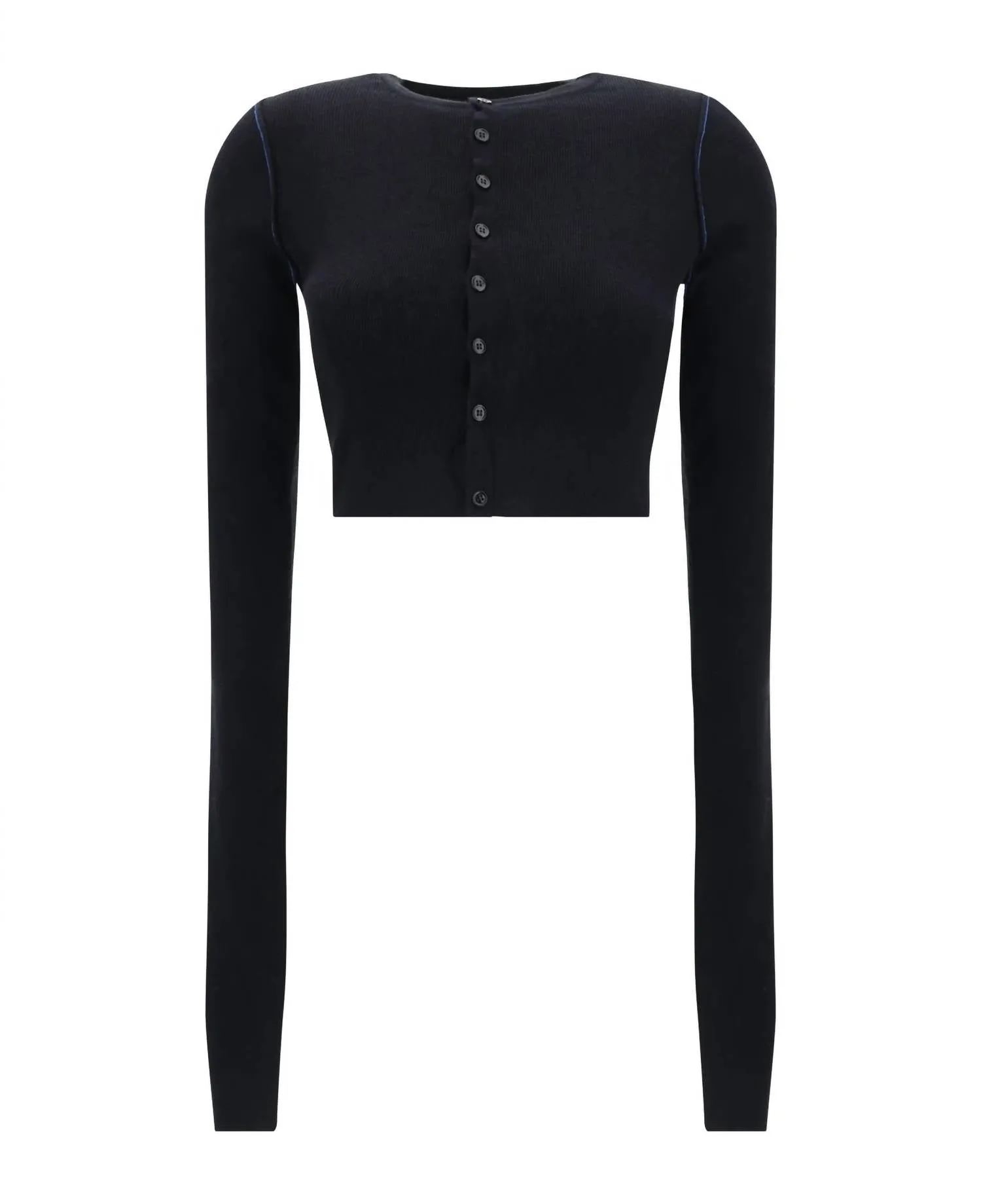 Damen Langarm Cardigan in Schwarz