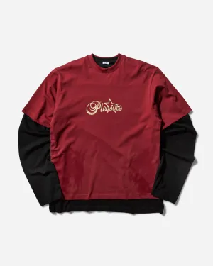 Damen-Vergnügen T-Shirt Granat