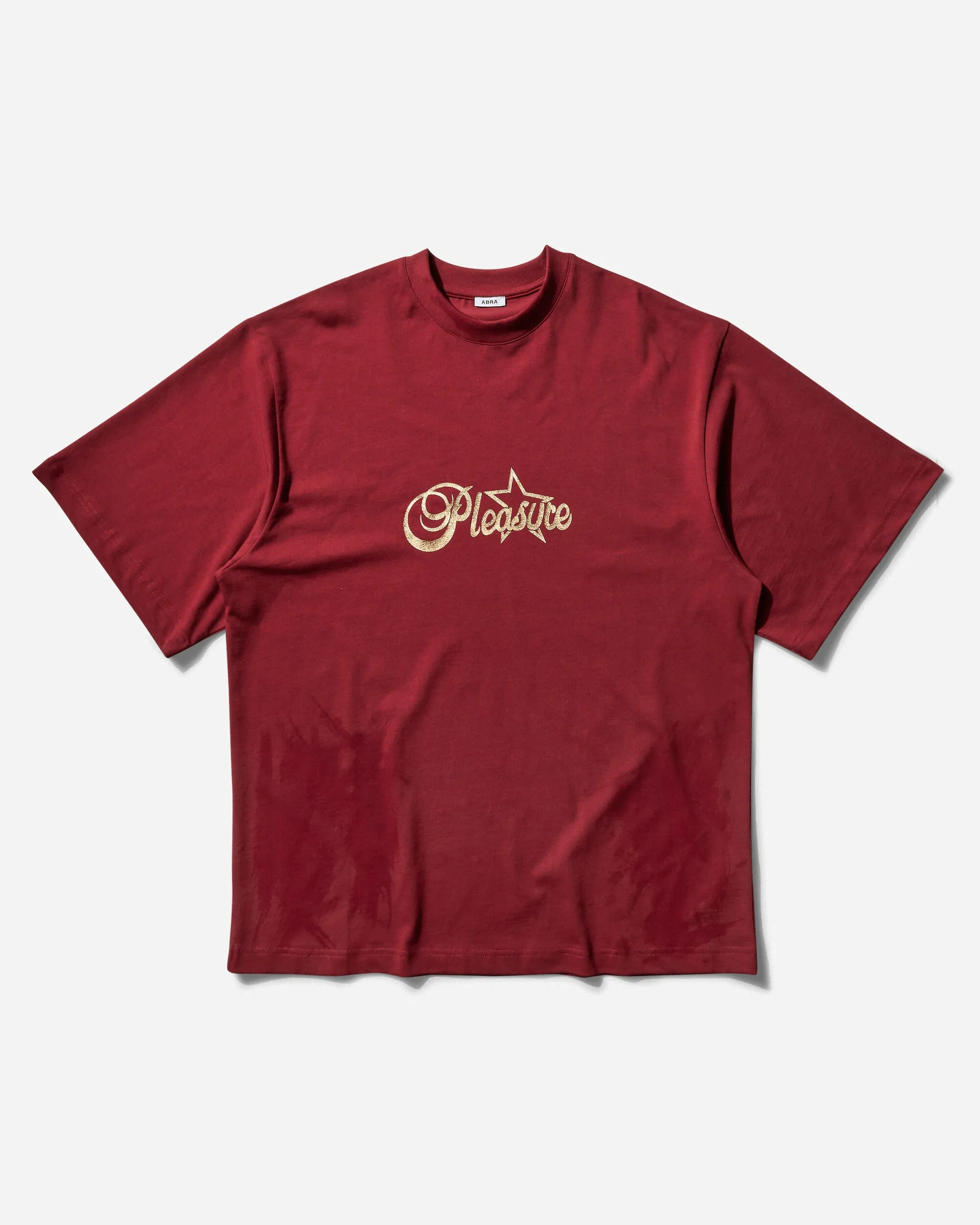 Damen-Vergnügen T-Shirt Granat