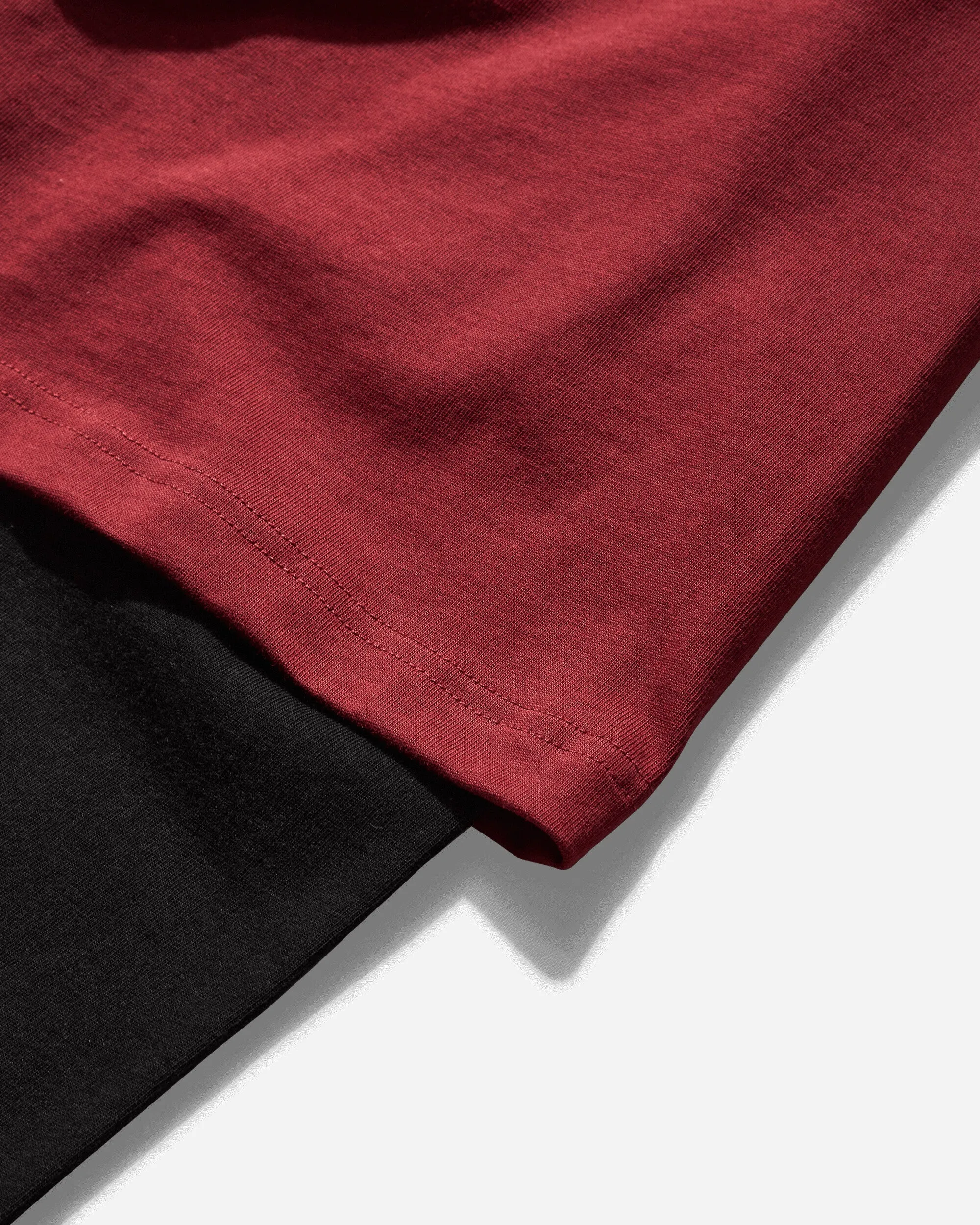 Damen-Vergnügen T-Shirt Granat