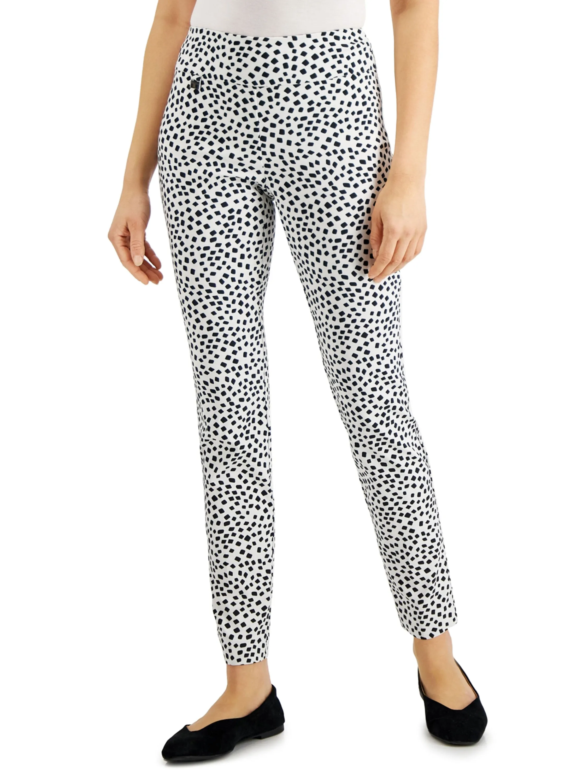 Damen bedruckte Hose, Weiß