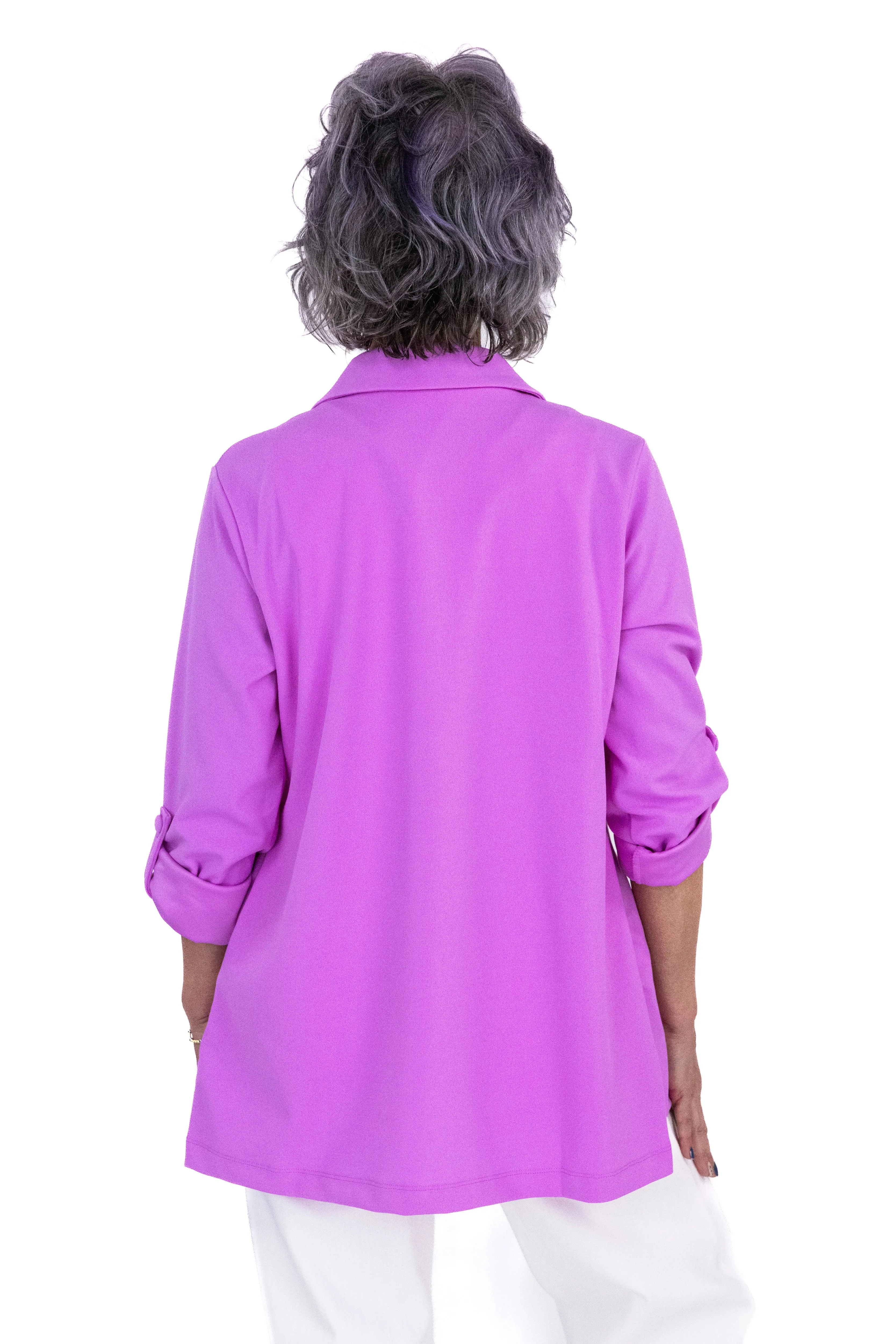 Damen Blazer mit lockerer Passform und offener Front