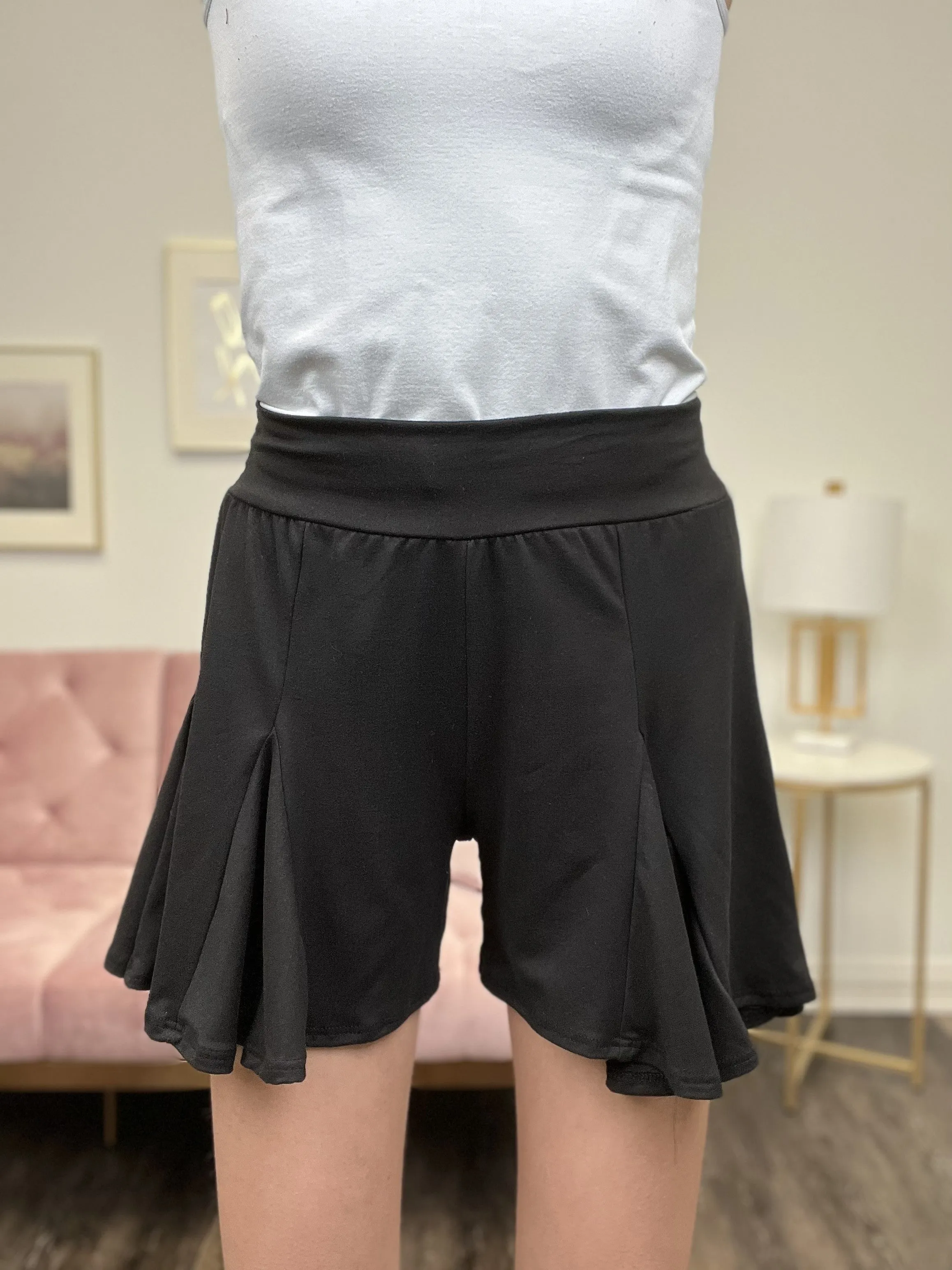 Damen-Rüschenshorts