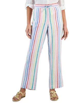 Damen Streifenhose, Mehrfarbig