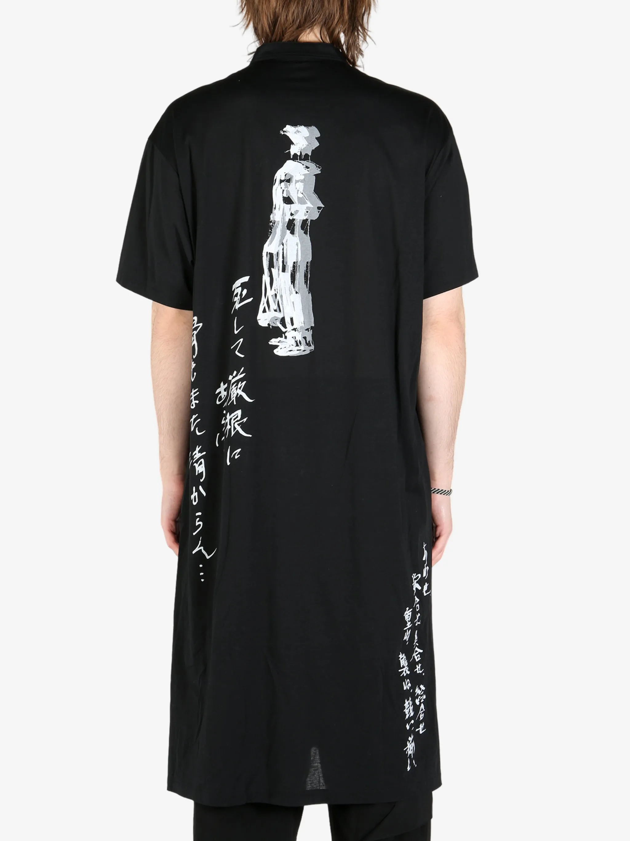 YOHJI YAMAMOTO POUR HOMME - Bedruckte Herrenweste Kleidung_yohji-yamamoto