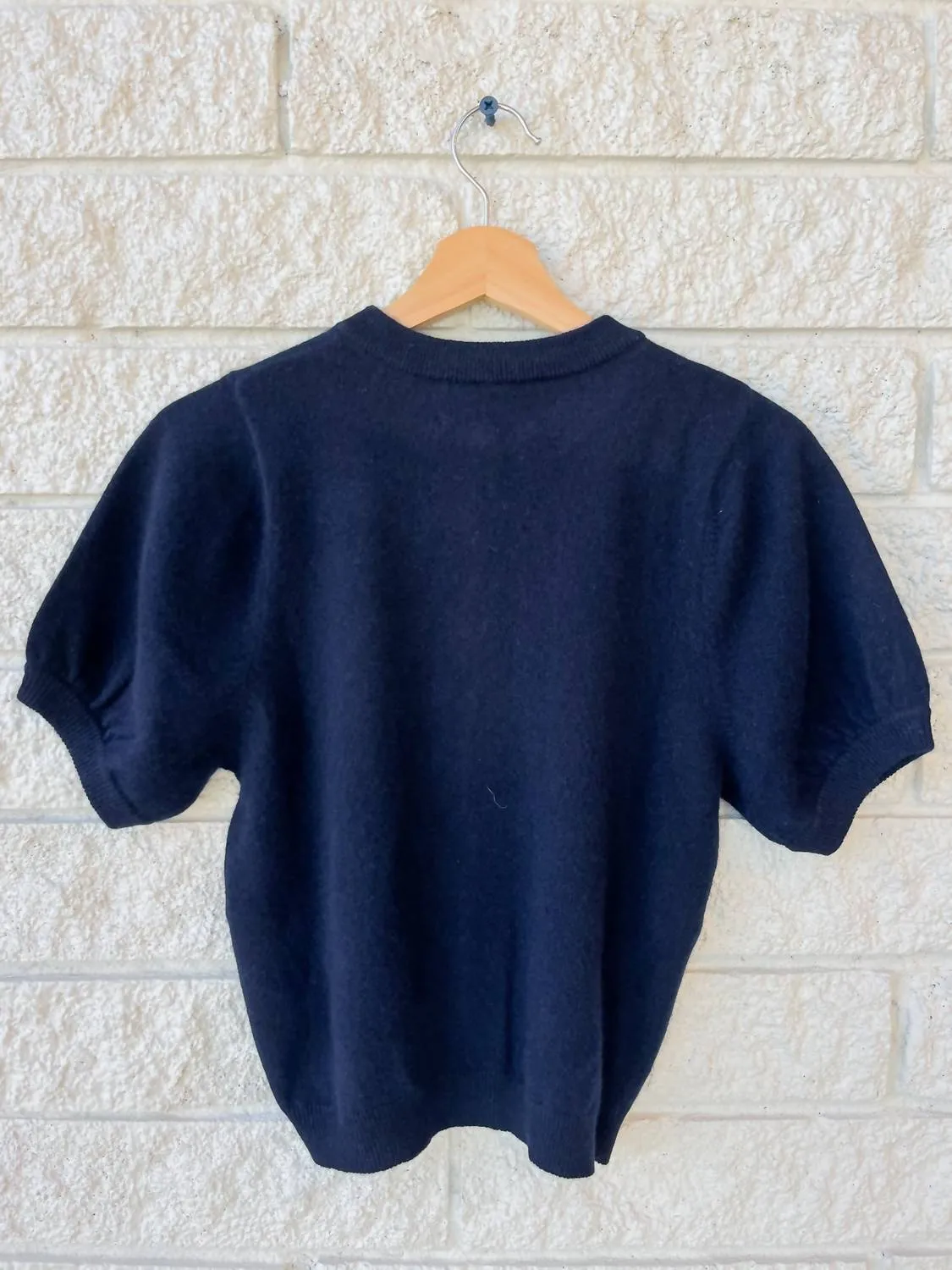 Zoe Kaschmir Cardigan in Marineblau